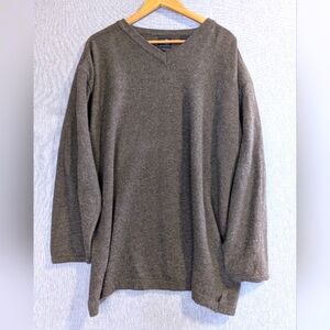 Vintage Levi's SilverTab Wool Sweater Men's XL Brown V-Neck